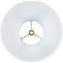 3_Springcrest Elat Classic White Bell Lamp Shade 4.5x9x8 (Spider) more views