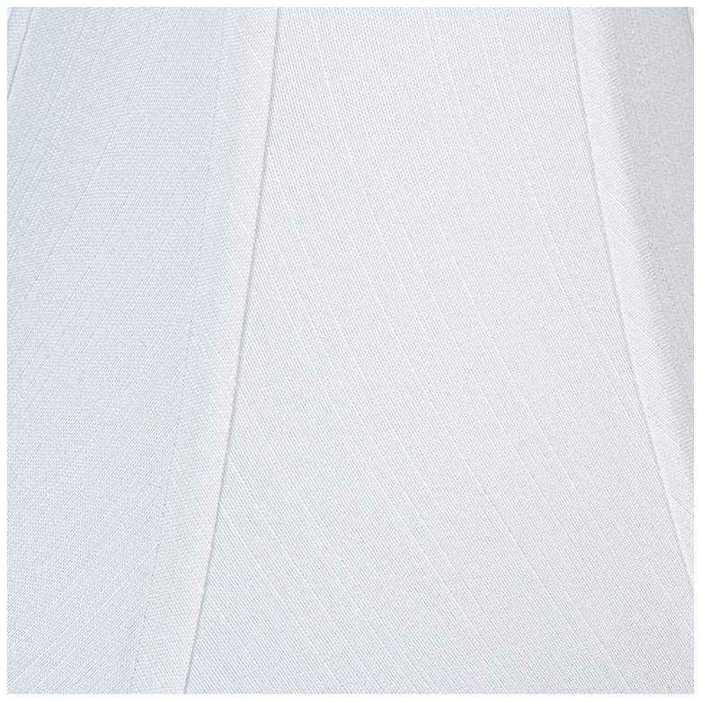 Image 4 Springcrest Elat Classic White Bell Lamp Shade 4.5x9x8 (Spider) more views