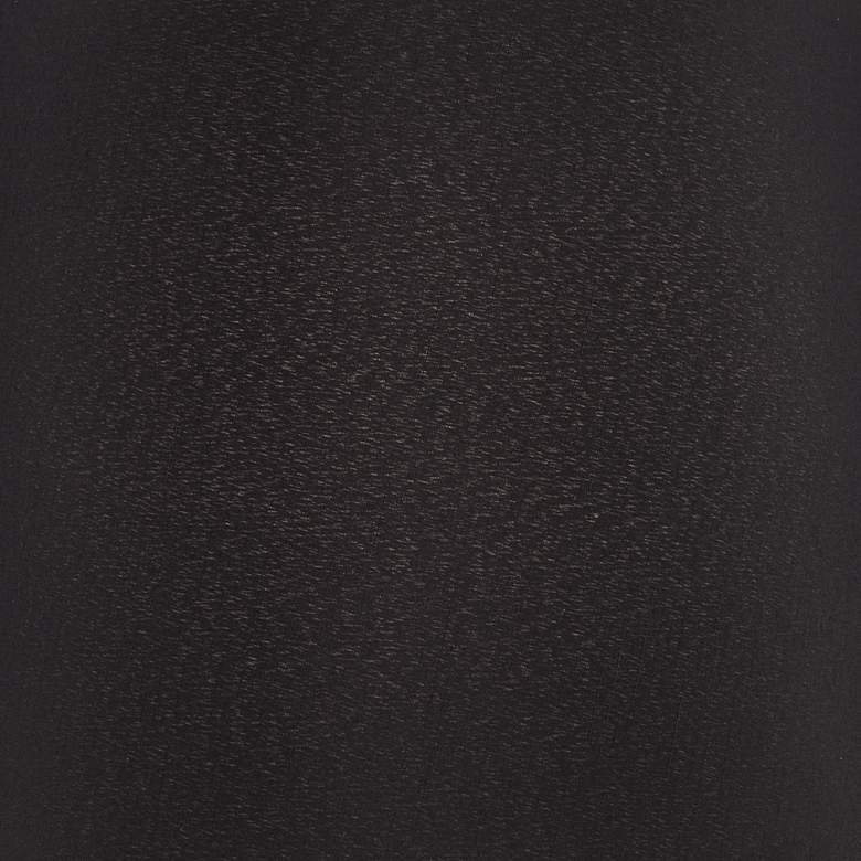Image 2 Springcrest Ella Black Faux Silk Drum Shades 11x13x9.5 (Spider) Set of 2 more views