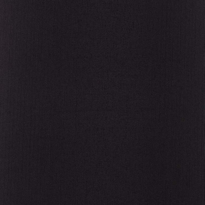 Image 3 Springcrest Ella Black Faux Silk Drum Shades 11x13x9.5 (Spider) Set of 2 more views