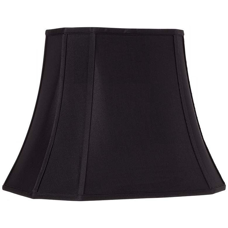Image 1 Springcrest Elva Black Oblong Cut Corner Shade 7/10x12/16x13 (Spider)