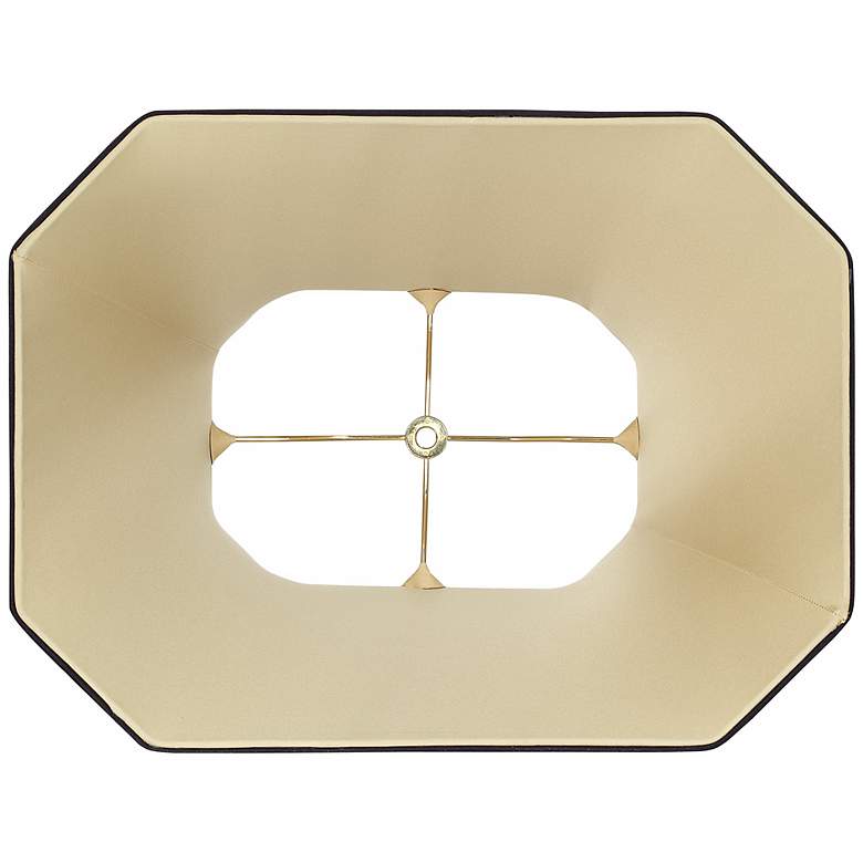 Image 3 Springcrest Elva Black Oblong Cut Corner Shade 7/10x12/16x13 (Spider) more views