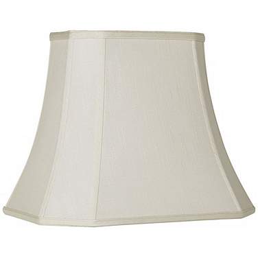 Springcrest Elva Off-White Oblong Cut Corner Shade 7/10x12/16x13 (Spider)
