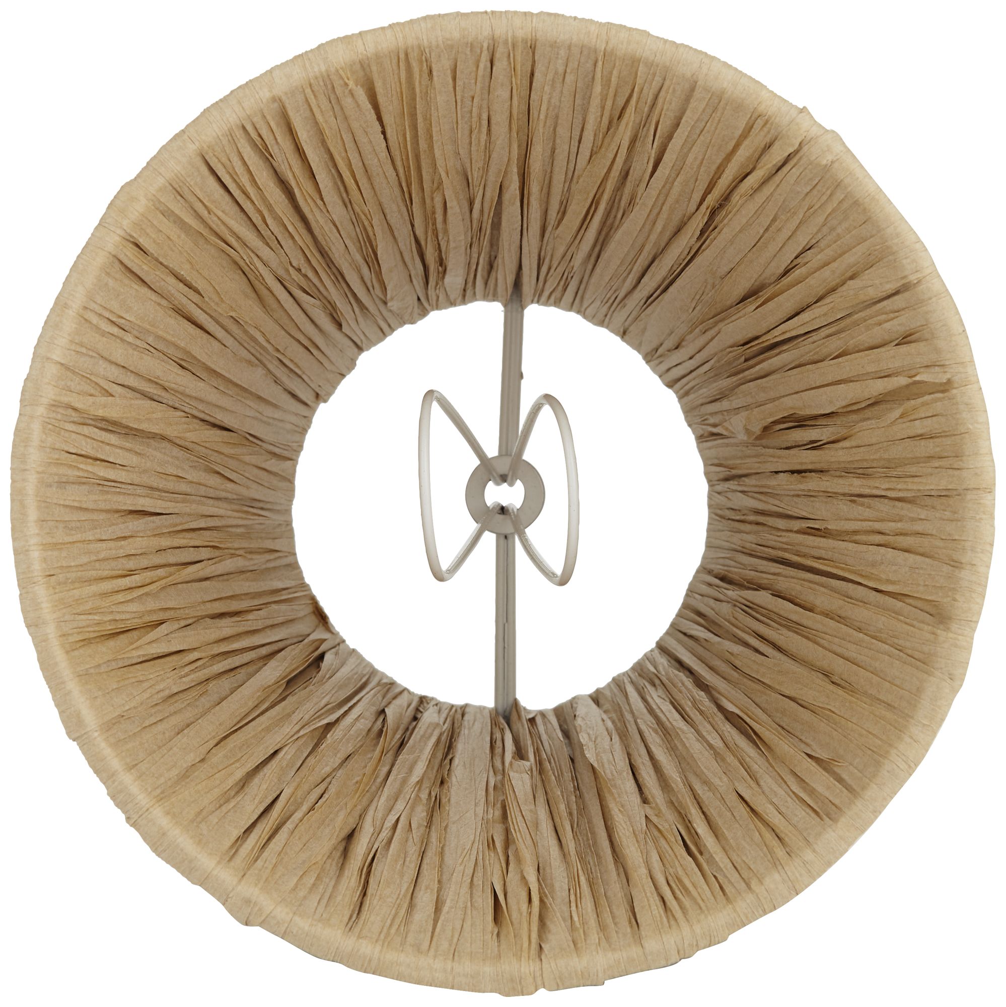 Image 5 Springcrest Elzie Lafite Raffia Tapered Empire Shade 3x5.5x4.5 (Clip-On) more views