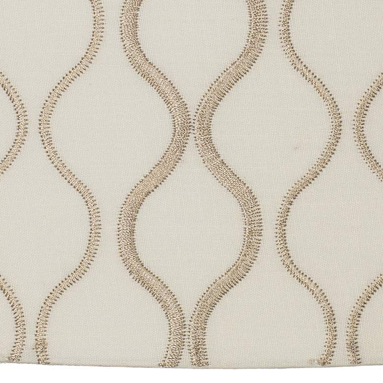 Image 2 Springcrest Embroidered Hourglass Set of 2 Drum Shades 16x16x11 (Spider) more views