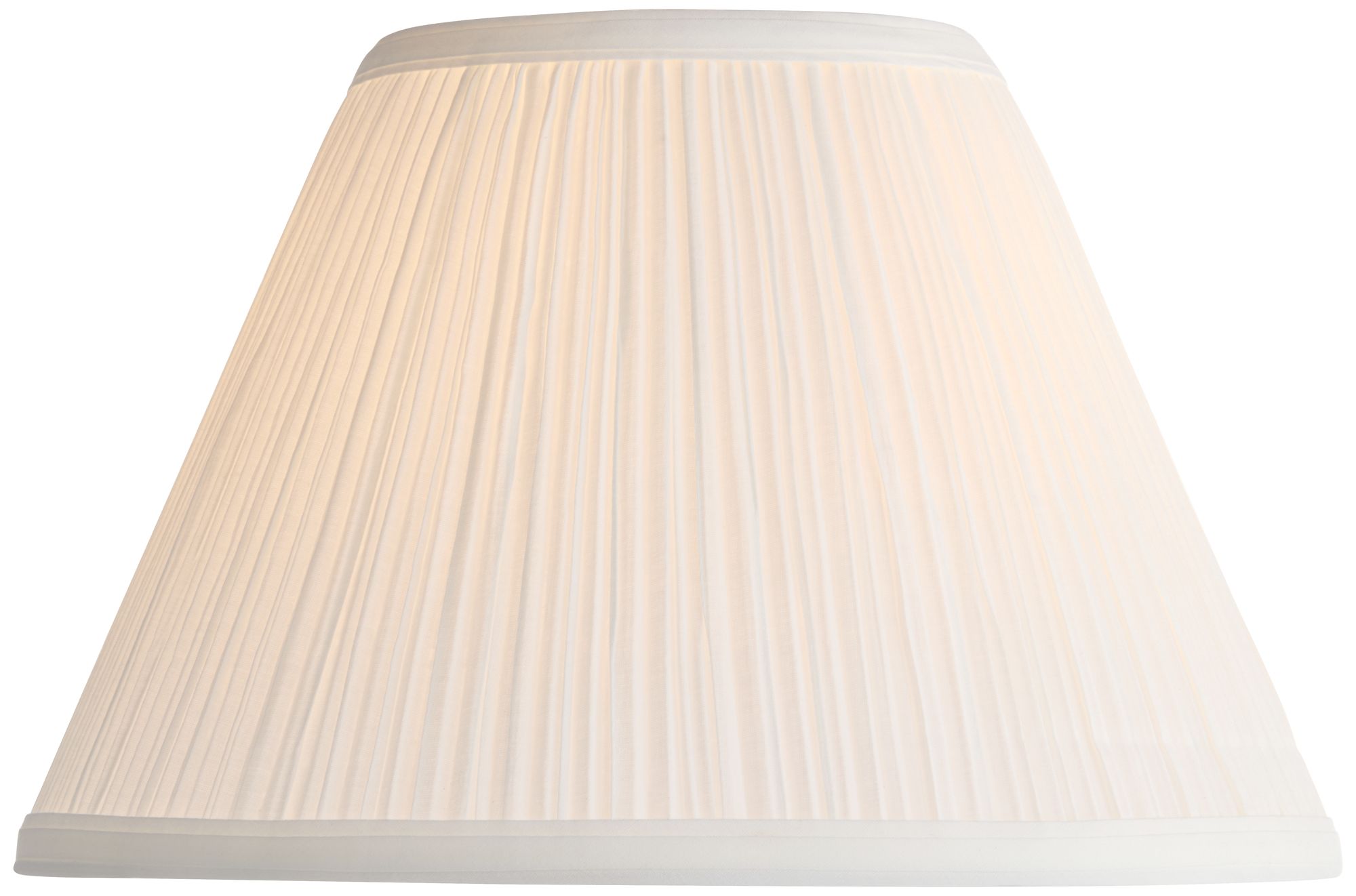 Image 6 Springcrest Enoki White Mushroom Pleated Clip Shade 5x11x7.5 (Clip-On) more views