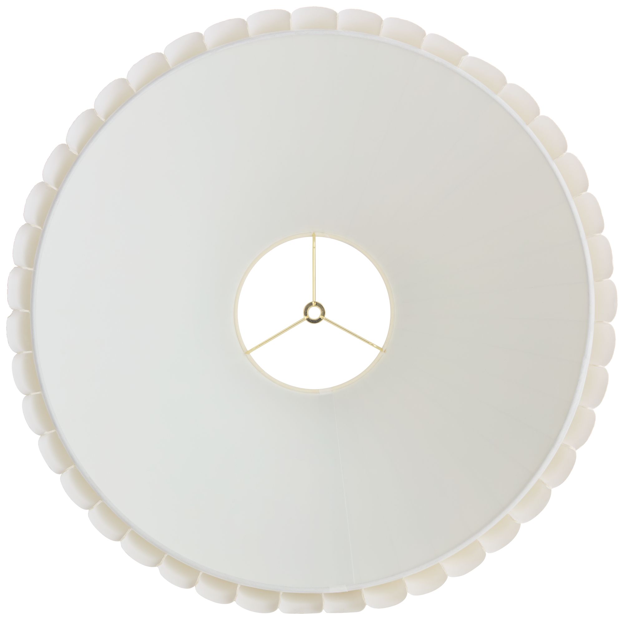 Springcrest Falco Antique White Pleat Lamp Shade 6.75x20.75x12.5 (Spider)