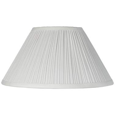 Springcrest Fannie Ivory Mushroom Pleated Lamp Shade 6x14x8 (Spider)