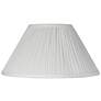 1_Springcrest Fannie Ivory Mushroom Pleated Lamp Shade 6x14x8 (Spider)