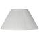 Springcrest Fannie Ivory Mushroom Pleated Lamp Shade 6x14x8 (Spider)