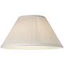 2_Springcrest Fannie Ivory Mushroom Pleated Lamp Shade 6x14x8 (Spider) more views
