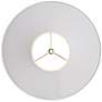 3_Springcrest Fannie Ivory Mushroom Pleated Lamp Shade 6x14x8 (Spider) more views