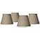 Springcrest Fine Burlap Empire Clip Shades 3x5x4 (Clip-On) Set of 4