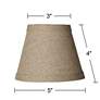 6_Springcrest Fine Burlap Empire Clip Shades 3x5x4 (Clip-On) Set of 4 more views