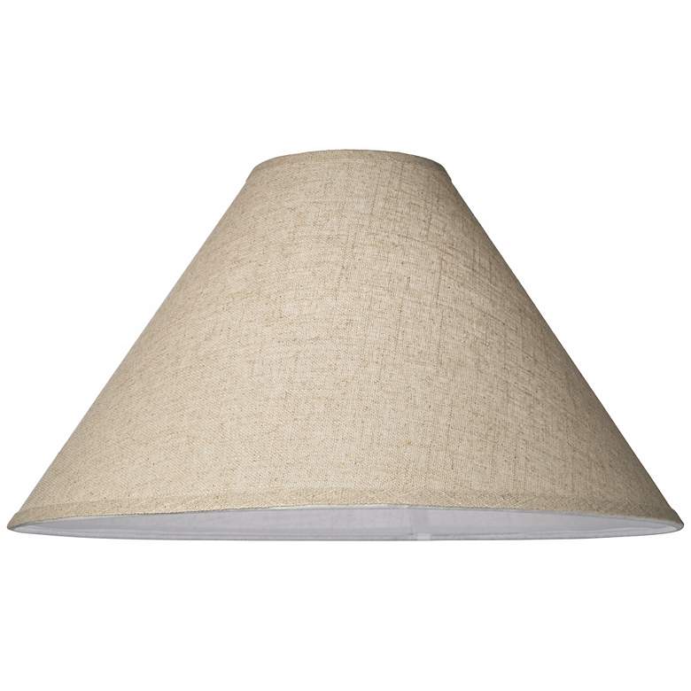 Image 2 Springcrest Fine Burlap Empire Lamp Shade 6x21x13.5 (Spider) more views