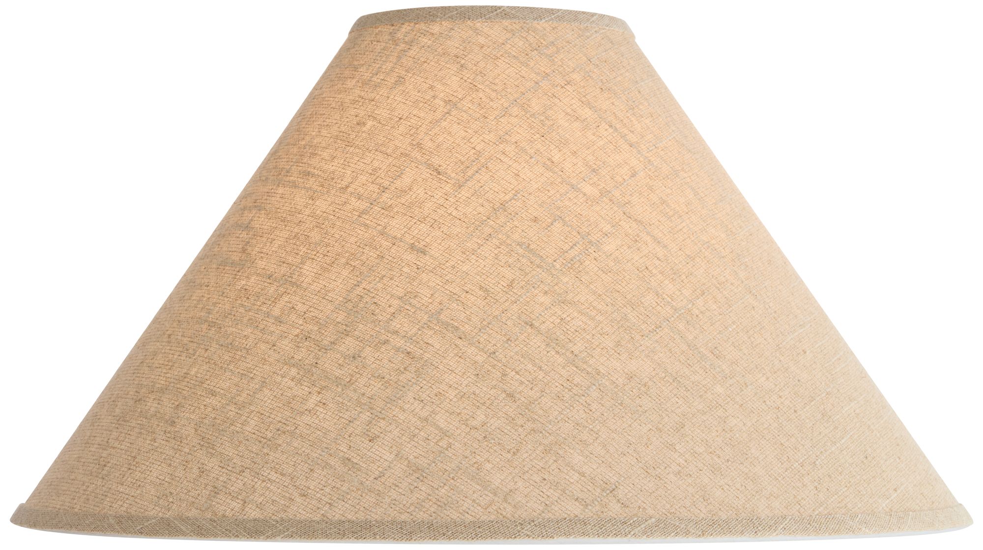 Image 6 Springcrest Fine Burlap Empire Lamp Shade 6x21x13.5 (Spider) more views