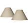 Springcrest Fine Burlap Empire Lamp Shades 6x17x11.5 (Spider) Set of 2