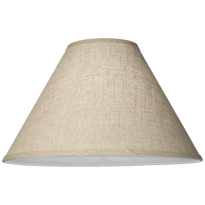 Image 3 Springcrest Fine Burlap Empire Lamp Shades 6x17x11.5 (Spider) Set of 2 more views