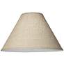 3_Springcrest Fine Burlap Empire Lamp Shades 6x17x11.5 (Spider) Set of 2 more views