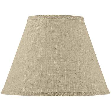 Springcrest Fine Burlap Fabric Empire Profile Lamp Shape 6x12x9 (Spider)