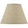 Springcrest Fine Burlap Fabric Empire Profile Lamp Shape 6x12x9 (Spider)