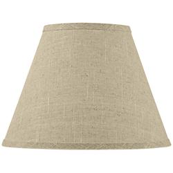 Springcrest Fine Burlap Fabric Empire Profile Lamp Shape 6x12x9 (Spider)