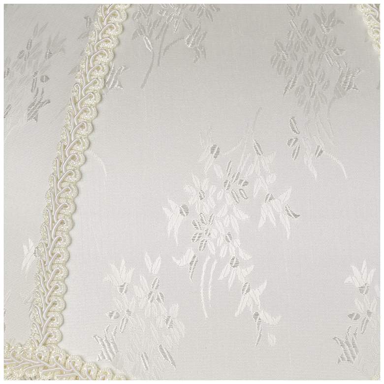 Image 2 Springcrest Floral Cream Scallop Dome Lamp Shade 6x17x12x11 (Spider) more views