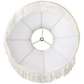 Image3 of Springcrest Floral Cream Scallop Dome Lamp Shade 6x17x12x11 (Spider) more views