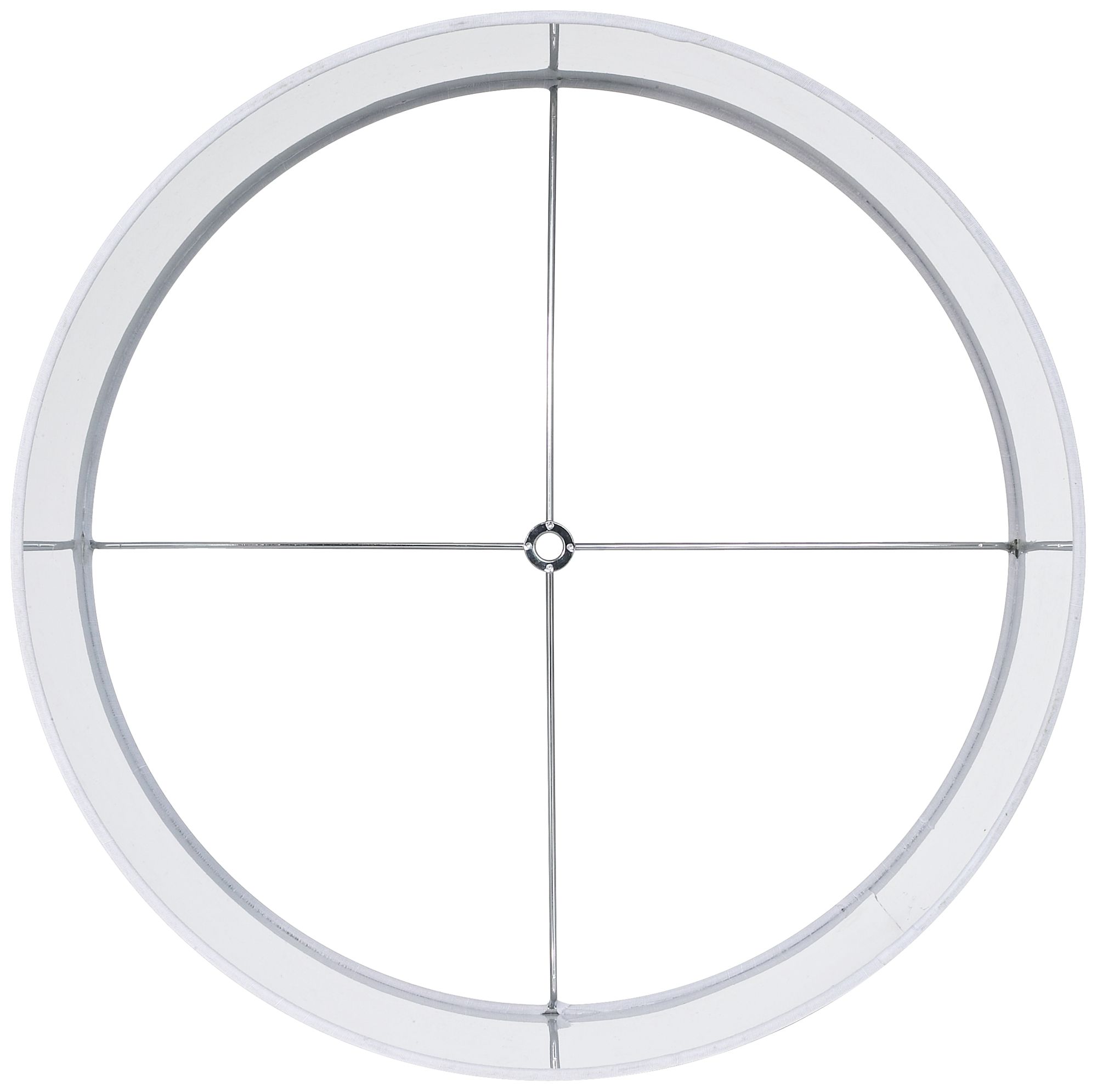 Image 4 Springcrest Gail White Hardback Drum Lamp Shade 16x16x12 (Spider) more views