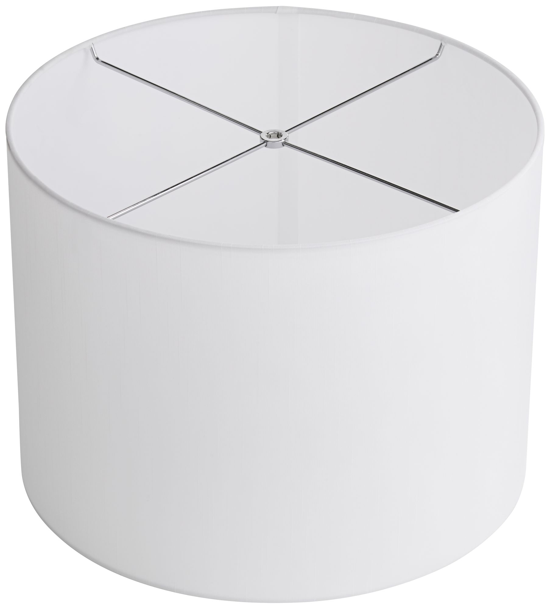 Springcrest Gail White Hardback Drum Lamp Shade 16x16x12 (Spider)