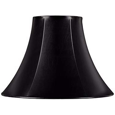Springcrest Ginna Black Faux Leatherette Bell Shade 7x16x12 (Spider)