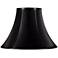 Springcrest Ginna Black Faux Leatherette Bell Shade 7x16x12 (Spider)