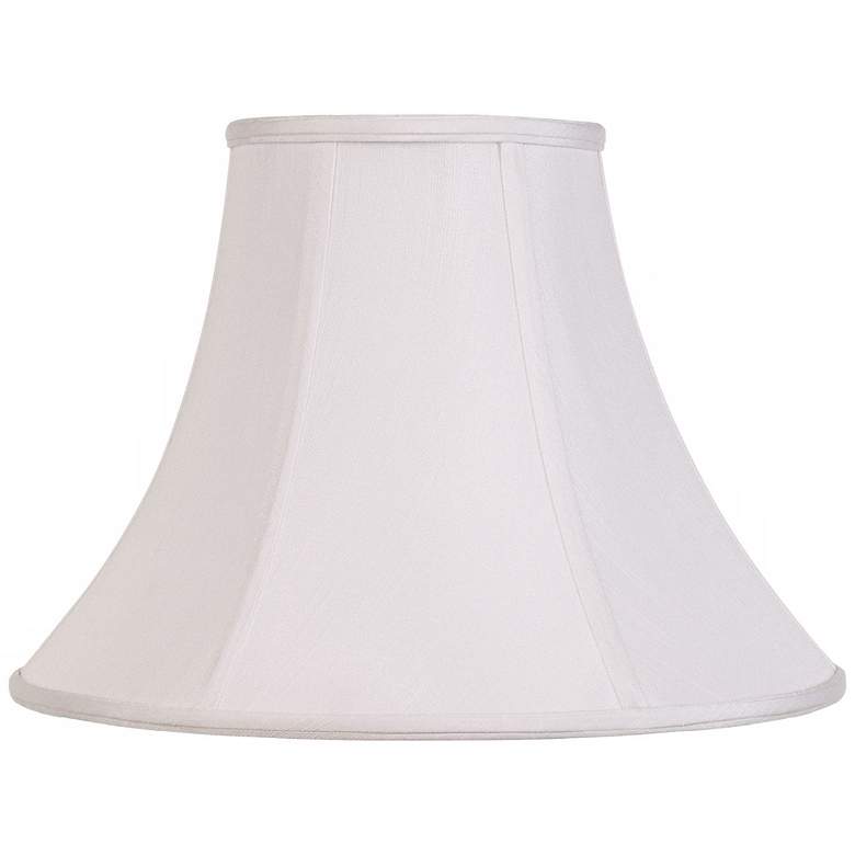 Image 1 Springcrest Ginna Classic White Fabric Bell Shade 7x16x12 (Spider)