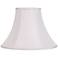 Springcrest Ginna Classic White Fabric Bell Shade 7x16x12 (Spider)