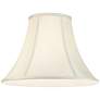 3_Springcrest Ginna Creme Bell Lamp Shade 7x16x12 (Spider) more views