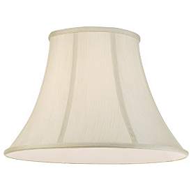 Image4 of Springcrest Ginna Creme Bell Lamp Shade 9x18x13 (Spider) more views