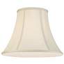 5_Springcrest Ginna Creme Flared Bell Lamp Shade 7x14x11 (Spider) more views