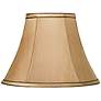 1_Springcrest Ginna Tan and Brown Trim Bell Shade 6x12x9 (Spider)