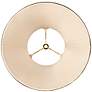 3_Springcrest Ginna Tan and Brown Trim Bell Shade 6x12x9 (Spider) more views