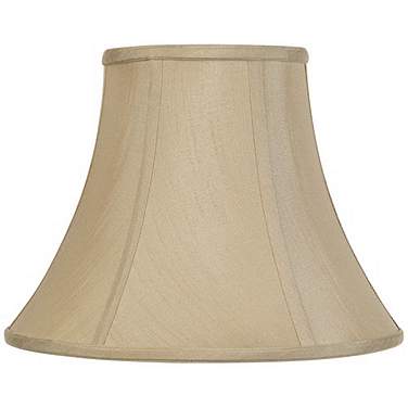 Springcrest Ginna Taupe Fabric Flared Bell Lamp Shade 7x14x11 (Spider)