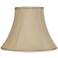 Springcrest Ginna Taupe Fabric Flared Bell Lamp Shade 7x14x11 (Spider)
