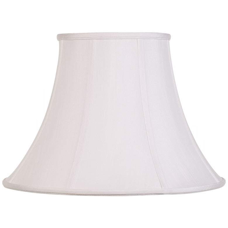 Image 1 Springcrest Ginna White Classic Bell Lamp Shade 9x18x13 (Spider)
