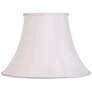 1_Springcrest Ginna White Classic Bell Lamp Shade 9x18x13 (Spider)