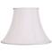 Springcrest Ginna White Classic Bell Lamp Shade 9x18x13 (Spider)