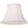 2_Springcrest Ginna White Classic Bell Lamp Shade 9x18x13 (Spider) more views