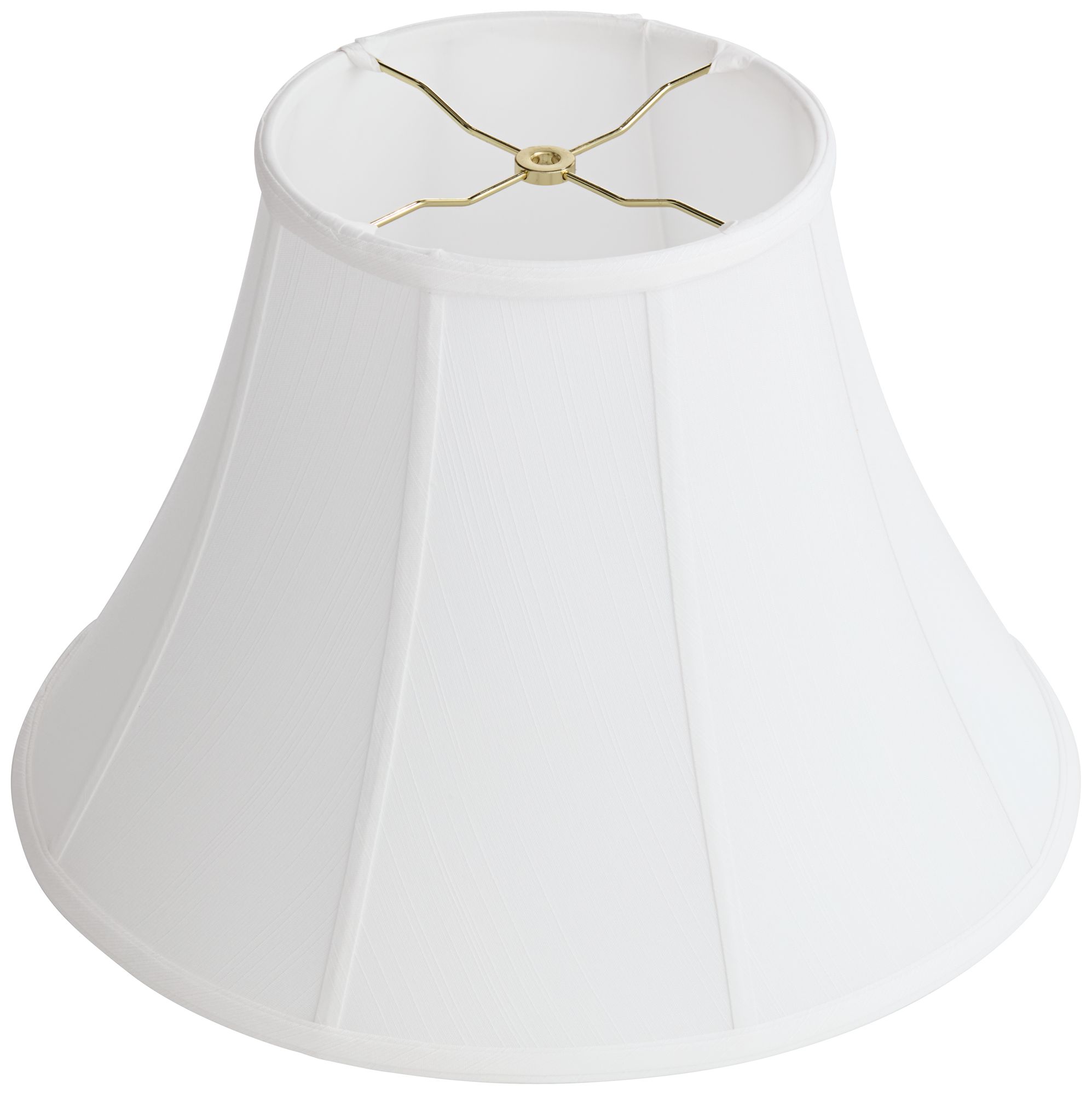 Springcrest Ginna White Classic Bell Lamp Shade 9x18x13 (Spider)