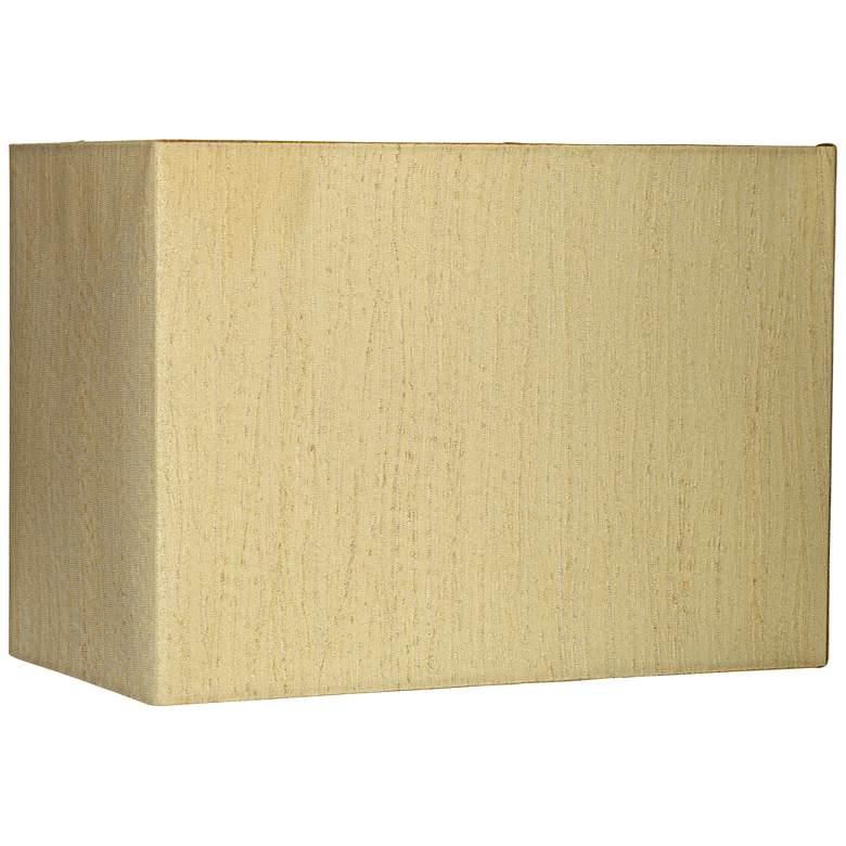 Image 1 Springcrest Gold Rectangular Lamp Shade 8/14x8/14x10 (Spider)