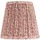 Springcrest Gracie Pink Floral Pleated Shade 4x6x5.5" (Clip-On)