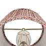 3_Springcrest Gracie Pink Floral Pleated Shade 4x6x5.5" (Clip-On) more views