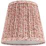 4_Springcrest Gracie Pink Floral Pleated Shade 4x6x5.5" (Clip-On) more views
